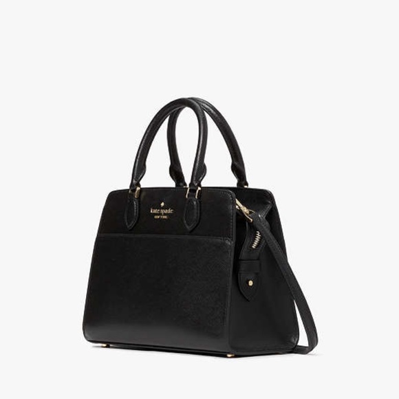 KATE SPADE Madison Saffiano Leather
(NWT
Small Satchel BLACK COLOR - Picture 2 of 13
